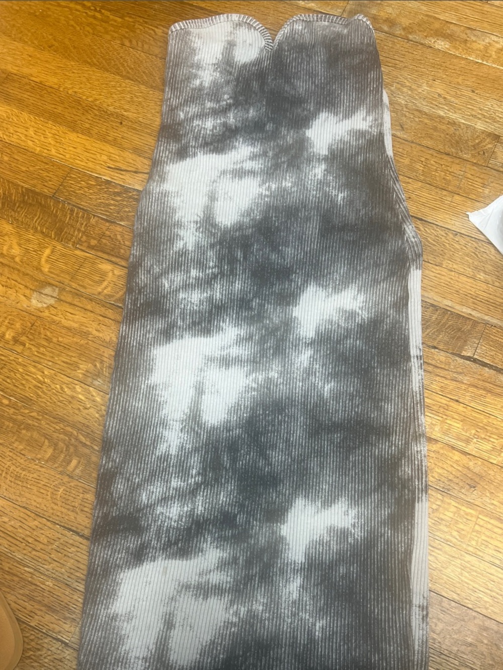 Zara Tie-Dye Dress in Black and White